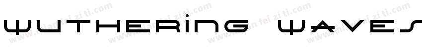 Wuthering WavesfontWen Ding Fan字体转换